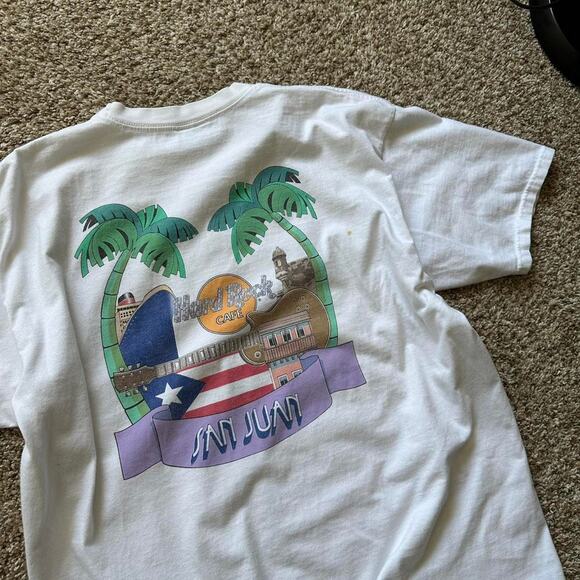 Vintage Heavy Cotton Faded Worn Hard Rock Cafe Tee Shirt - Picture 8 of 8